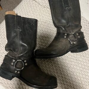 Men's Black Leather Boots